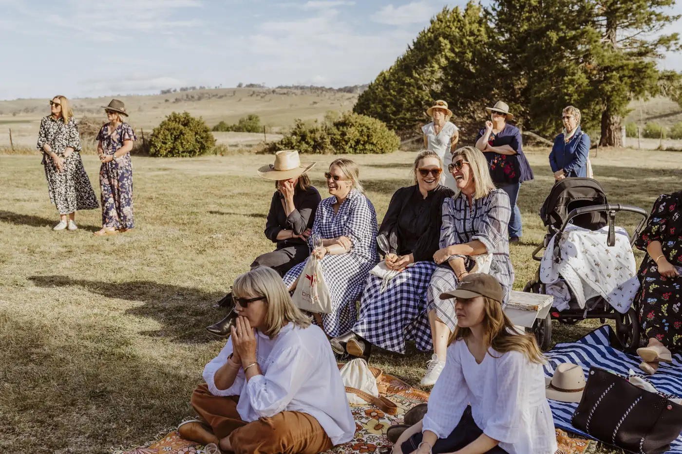Rural women gathered together at a Motherland community event