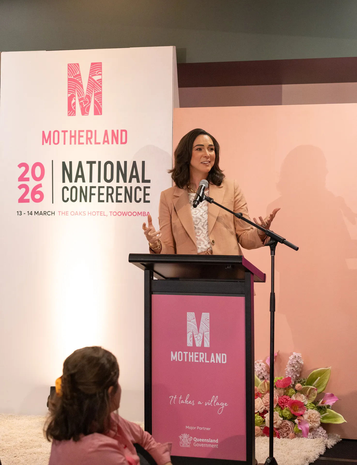 Speaker at the podium during the 2026 conference
