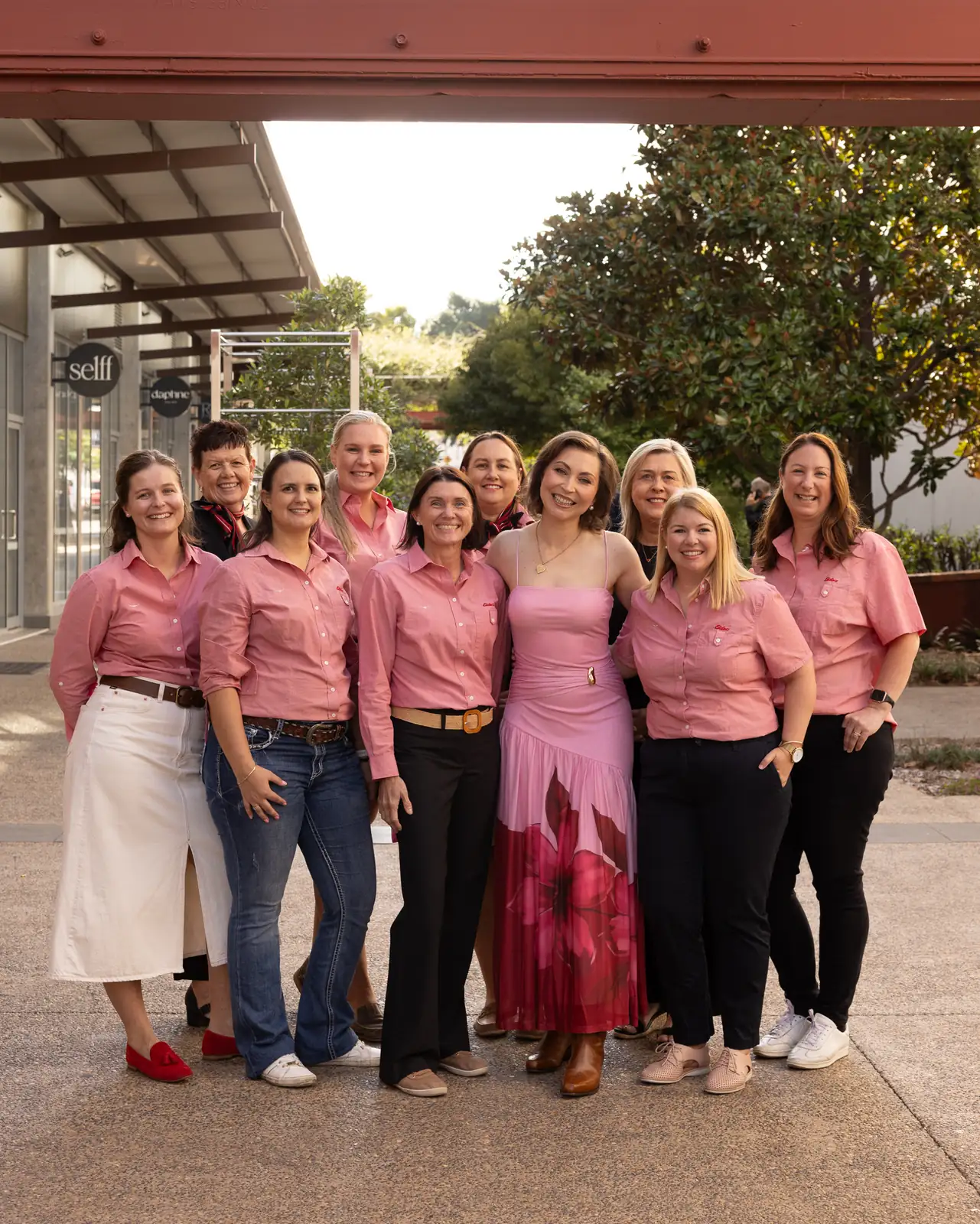 The Elders team with Motherland founder Steph Trethewey